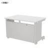 ED-SK11070W eデスク(ホワイト)W1100×D700×H700【受注生産品】 ED-SK11070W / eデスク(ホワイト)W1100×D700×H700【受注生産品】