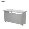 ED-SK12050GY eデスク(グレー)W1200×D500×H700【受注生産品】 ED-SK12050GY / eデスク(グレー)W1200×D500×H700【受注生産品】