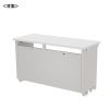 ED-SK12050W eデスク(ホワイト)W1200×D500×H700【受注生産品】 ED-SK12050W / eデスク(ホワイト)W1200×D500×H700【受注生産品】