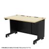 ED-SK12065BKLM / eデスク（薄い木目＋ブラック）W1200×D650×H700【受注生産品】