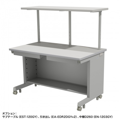 ED-SK12070GY / eデスク（グレー）W1200×D700×H700