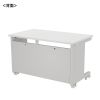 ED-SK12070W72 eデスク(ホワイト)W1200×D700×H720【受注生産品】 ED-SK12070W72 / eデスク(ホワイト)W1200×D700×H720【受注生産品】