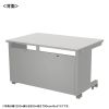 ED-SK12080GY72 eデスク(グレー)W1200×D800×H720【受注生産品】 ED-SK12080GY72 / eデスク(グレー)W1200×D800×H720【受注生産品】