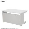 ED-SK12080W72 eデスク(ホワイト)W1200×D800×H720【受注生産品】 ED-SK12080W72 / eデスク(ホワイト)W1200×D800×H720【受注生産品】