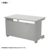 ED-SK12075GY72 / eデスク（グレー）W1200×D750×H720【受注生産品】