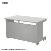 ED-SK12560GY eデスク(グレー)W1250×D600×H700【受注生産品】 ED-SK12560GY / eデスク(グレー)W1250×D600×H700【受注生産品】