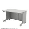 ED-SK12580GY eデスク(グレー)W1250×D800×H700【受注生産品】 ED-SK12580GY / eデスク(グレー)W1250×D800×H700【受注生産品】