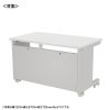 ED-SK12575W72 eデスク(ホワイト)W1250×D750×H720【受注生産品】 ED-SK12575W72 / eデスク(ホワイト)W1250×D750×H720【受注生産品】