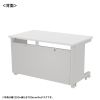 ED-SK12575W eデスク(ホワイト)W1250×D750×H700【受注生産品】 ED-SK12575W / eデスク(ホワイト)W1250×D750×H700【受注生産品】
