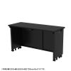 ED-SK13050BK72 eデスク(ブラック)W1300×D500×H720【受注生産品】 ED-SK13050BK72 / eデスク(ブラック)W1300×D500×H720【受注生産品】