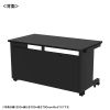 ED-SK13065BK72 eデスク(ブラック)W1300×D650×H720【受注生産品】 ED-SK13065BK72 / eデスク(ブラック)W1300×D650×H720【受注生産品】