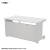 ED-SK13565W eデスク(ホワイト)W1350×D650×H700【受注生産品】 ED-SK13565W / eデスク(ホワイト)W1350×D650×H700【受注生産品】