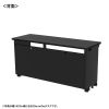ED-SK14550BK eデスク(ブラック)W1450×D500×H700【受注生産品】 ED-SK14550BK / eデスク(ブラック)W1450×D500×H700【受注生産品】