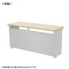 ED-SK14550LM eデスク(薄い木目)W1450×D500×H700【受注生産品】 ED-SK14550LM / eデスク(薄い木目)W1450×D500×H700【受注生産品】