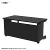 ED-SK14075BK eデスク(ブラック)W1400×D750×H700【受注生産品】 ED-SK14075BK / eデスク(ブラック)W1400×D750×H700【受注生産品】
