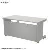 ED-SK14560GY eデスク(グレー)W1450×D600×H700【受注生産品】 ED-SK14560GY / eデスク(グレー)W1450×D600×H700【受注生産品】