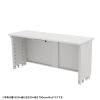 ED-SK15550W72 eデスク(ホワイト)W1550×D500×H720【受注生産品】 ED-SK15550W72 / eデスク(ホワイト)W1550×D500×H720【受注生産品】