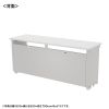 ED-SK16050W72 eデスク(ホワイト)W1600×D500×H720【受注生産品】 ED-SK16050W72 / eデスク(ホワイト)W1600×D500×H720【受注生産品】