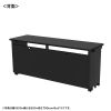 ED-SK16550BK72 eデスク(ブラック)W1650×D500×H720【受注生産品】 ED-SK16550BK72 / eデスク(ブラック)W1650×D500×H720【受注生産品】