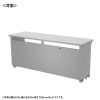 ED-SK16550GY72 / eデスク（グレー）W1650×D500×H720【受注生産品】