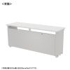 ED-SK16550W eデスク(ホワイト)W1650×D500×H700【受注生産品】 ED-SK16550W / eデスク(ホワイト)W1650×D500×H700【受注生産品】