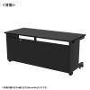 ED-SK16560BK eデスク(ブラック)W1650×D600×H700【受注生産品】 ED-SK16560BK / eデスク(ブラック)W1650×D600×H700【受注生産品】
