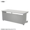 ED-SK16560GY eデスク(グレー)W1650×D600×H700【受注生産品】 ED-SK16560GY / eデスク(グレー)W1650×D600×H700【受注生産品】