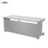 ED-SK17070GY eデスク(グレー)W1700×D700×H700【受注生産品】 ED-SK17070GY / eデスク(グレー)W1700×D700×H700【受注生産品】