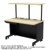 ED-SK17550BKLM72 eデスク(薄い木目+ブラック)W1750×D500×H720【受注生産品】 ED-SK17550BKLM72 / eデスク(薄い木目+ブラック)W1750×D500×H720【受注生産品】