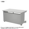 ED-SK17060GY72 eデスク(グレー)W1700×D600×H720【受注生産品】 ED-SK17060GY72 / eデスク(グレー)W1700×D600×H720【受注生産品】