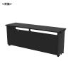 ED-SK18050BK eデスク(ブラック)W1800×D500×H700【受注生産品】 ED-SK18050BK / eデスク(ブラック)W1800×D500×H700【受注生産品】