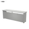 ED-SK18050GY eデスク(グレー)W1800×D500×H700【受注生産品】 ED-SK18050GY / eデスク(グレー)W1800×D500×H700【受注生産品】