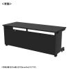 ED-SK18060BK eデスク(ブラック)W1800×D600×H700【受注生産品】 ED-SK18060BK / eデスク(ブラック)W1800×D600×H700【受注生産品】