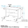 ED-SK18065GY72 eデスク(グレー)W1800×D650×H720【受注生産品】 ED-SK18065GY72 / eデスク(グレー)W1800×D650×H720【受注生産品】