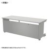 ED-SK18075GY eデスク(グレー)W1800×D750×H700【受注生産品】 ED-SK18075GY / eデスク(グレー)W1800×D750×H700【受注生産品】