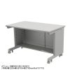 ED-SK18060GY eデスク(グレー)W1800×D600×H700【受注生産品】 ED-SK18060GY / eデスク(グレー)W1800×D600×H700【受注生産品】