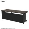 ED-SK18060M eデスク(濃い木目)W1800×D600×H700【受注生産品】 ED-SK18060M / eデスク(濃い木目)W1800×D600×H700【受注生産品】