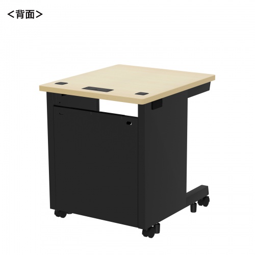 ED-SK6070BKLM / eデスク（薄い木目＋ブラック）W600×D700×H700【受注生産品】