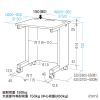 ED-SK6070BK / eデスク（ブラック）W600×D700×H700【受注生産品】