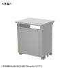 ED-SK6550GY72 eデスク(グレー)W650×D500×H720【受注生産品】 ED-SK6550GY72 / eデスク(グレー)W650×D500×H720【受注生産品】