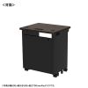 ED-SK6550M72 eデスク(濃い木目)W650×D500×H720【受注生産品】 ED-SK6550M72 / eデスク(濃い木目)W650×D500×H720【受注生産品】