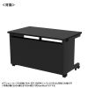 ED-SK6570BK / eデスク（ブラック）W650×D700×H700【受注生産品】