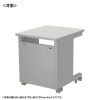 ED-SK6560GY72 eデスク(グレー)W650×D600×H720【受注生産品】 ED-SK6560GY72 / eデスク(グレー)W650×D600×H720【受注生産品】