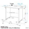 ED-SK7050M72 eデスク(濃い木目)W700×D500×H720【受注生産品】 ED-SK7050M72 / eデスク(濃い木目)W700×D500×H720【受注生産品】