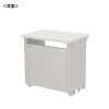 ED-SK7050W eデスク(ホワイト)W700×D500×H700【受注生産品】 ED-SK7050W / eデスク(ホワイト)W700×D500×H700【受注生産品】
