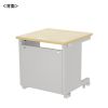ED-SK7070LM eデスク(薄い木目)W700×D700×H700【受注生産品】 ED-SK7070LM / eデスク(薄い木目)W700×D700×H700【受注生産品】