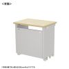ED-SK7550LM eデスク(薄い木目)W750×D500×H700【受注生産品】 ED-SK7550LM / eデスク(薄い木目)W750×D500×H700【受注生産品】
