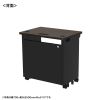 ED-SK7550M eデスク(濃い木目)W750×D500×H700【受注生産品】 ED-SK7550M / eデスク(濃い木目)W750×D500×H700【受注生産品】