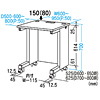 ED-SK7560 / eデスク（Sタイプ・W750×D600mm）