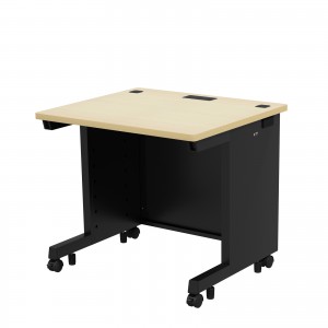 ED-SK8070BKLM / eデスク（薄い木目＋ブラック）W800×D700×H700【受注生産品】